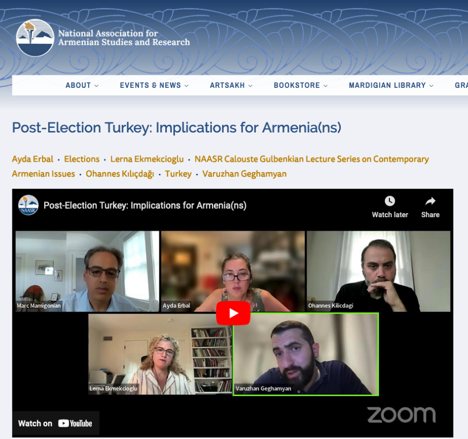 Post-Election Turkey: Implications for Armenia(ns)